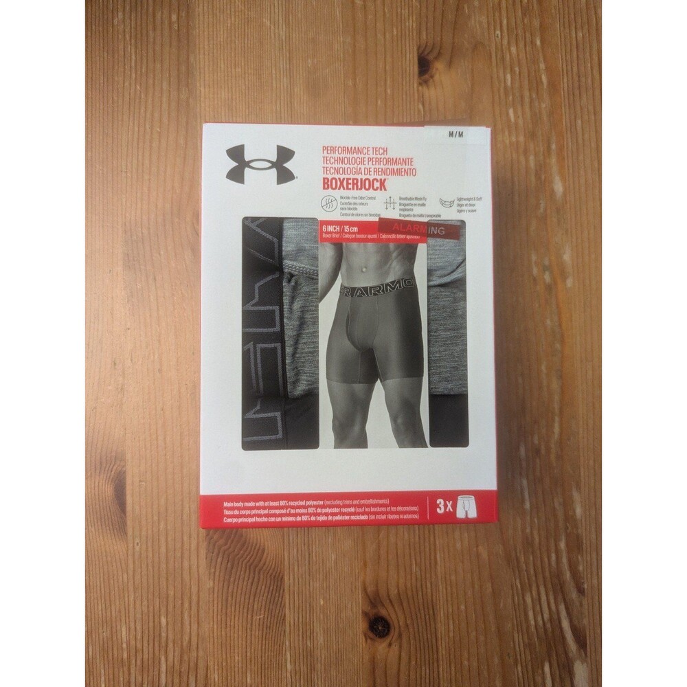 Under Armour Performance Tech Boxerjack Boxer Briefs 3-Pack